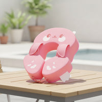 Inflationinflation-Proof Underarm Swimming Float Animal-Shaped Underarm Flotation Device with Adjustable Straps Solid Core Non-Inflatable Swim Flotation Device Safe for Infants, Toddlers, Pool, Bath