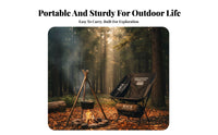 Foldable Moon Chair Foldable Folding Stool space-saving for Backpackers, Gardeners