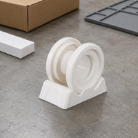 Tear-off Tape Base Built-in Buckle Office Supply White Desk Accessory