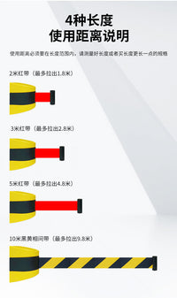 Wall-Mounted Stainless Steel Cashier Retractable Belt Barrier with Fixed Post, 2m 3m Wholesale