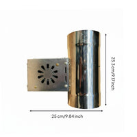Firewood Hearth Ventilation Inducer Strong Suction Flue Blower Pure Copper