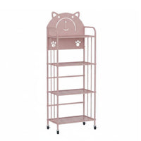 animalthe bear designed Rolling Rack Movable with casters Utility Cart Easy to Assemble
