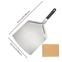 Pizza Peel with Folding Handle Grande Metal Pizza Peel Non-Slip Utensil Cocina for Outdoor Oven
