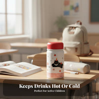 Compact & Portable Pocket Size Thermal Bottle Keeps Drinks Hot or Cold Mini Thermal Bottle Leak-Proof for Students, Kids, School