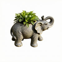 Resin Elephant Planter Decorative Elephant Planter Cute Design