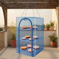 Food Drying Net Space Saving 3-Layer Mesh Dryer Pet Protection