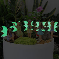 Glow-in-the-Dark Fairy Resin Garden Ornament with Wings