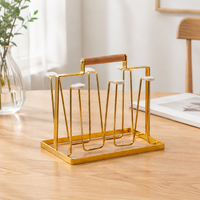 Cup Drying Rack, Mug Cup Stand, Glass Drying Rack, 21x14x20cm, Desktop, Metal Made