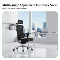 Lumbar Support Ergonomic Gaming Chair Adjustable Height Ergonomic Mesh rotating Chair Highspine Computer Seat Reclining Function for players, Home Workers, StuGermannts, Germansk Work, Study Room