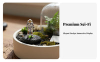1:64 Astronaut Figure Collectible Space Explorer Model Tiny Astronaut Decoration Highly Detailed Miniature Figurine Hand-Painted