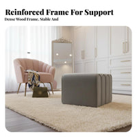 Comfy Crust Bench piece Bench playful Appearance Padded End-of-Bed Seat Creative Design Upholstered Comfort for Renters