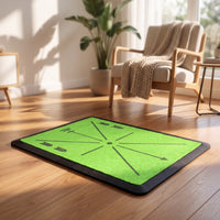 Visual Feedback Golf Swing Practice Mat Compact Golf Practice Mat Long-Lasting Realistic for Beginners, Home, Backyard, Office