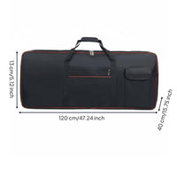 Padded Electronic Keyboard Bag Thickened Padding Digital Piano Carrying Case Waterproof Portable Keyboard Gig Bag for Artists, Students, Storage