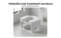 Stable Squat Toilet Converter Non-Slip over Squat Toilet Commode Strong Load-Bearing Squatting Pan Sitting Stool No Installation Required for Women, Elderly, Children, Restroom, Home