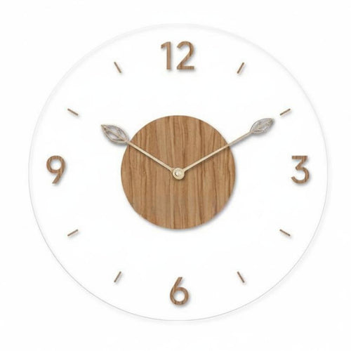 Levitating Number Wall Clock Non-Ticking Transparent Acrylic Clock Easy to Watch for Bedroom, Office