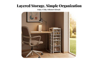 Slim Storage storage unit Space-Saving Drawer storage unit Sturdy Construction for Under Desk