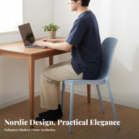 Molded Shell Chair Nordic Design Indoor Furniture Minimalist and Design Adaptable for Business Owners, Dining Room, Office