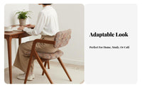 With Armrests Upholstered Wood Armchair centuryera Modern Design Upholstered Wooden Chair Ergonomic rearrest Accent Seat Stylish Appearance for Cafe Owners, Homeowners, Interior Designers, Dining Room, Home Office, Bedroom, Kitchen