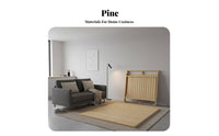 Foldable Wooden Slat Frame Glueless Construction Foldable Slatted Frame No Box foundation Needed Mattress Support for Homeowners, Guest Room, Apartment