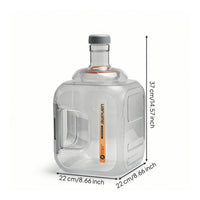 Water Container with Tube Wide-Mouth Portable Water Dispenser Free for Campers