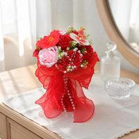 Soap Floral Arrangement Realistic Soap Flower Arrangement Lifelike for Brides