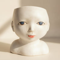 Face Planter Decorative Flowerpot Indoor for Coffee Table