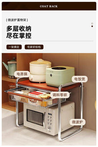 中古桌面置物架水杯摆放柜带抽屉茶叶茶包收纳盒厨房收纳架跨境
