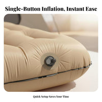 automaticInflating Air Couch Lightweight Inflatable Chaise Anti-Deflation for Adults