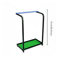 9-Slot Golf Club Storage Holder Organizer, Space Saving Golf Club Rack Non-Slip Base Sports Storage for Practice Area, Garage