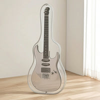 Electric Guitar Cover Clear Guitar Cover with Reinforced Edges Transparent Storage Bag for Guitarists