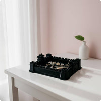 Castle Jewelry Tray Accessible Top Trinket Dish Decorative for Desk