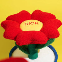 Flower-Pot Cat House Cylindrical Base Flower-Pot Cat House Tree Soft-Covered Cover Animal Furniture