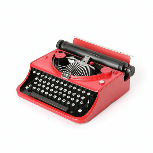 Iron Typewriter Model Compact Vintage Typewriter Decor Decorative for Bookshelf