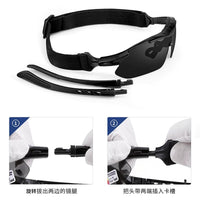 PENGBO Polarized Sports Sunglasses with Adjustable Temples for Adults