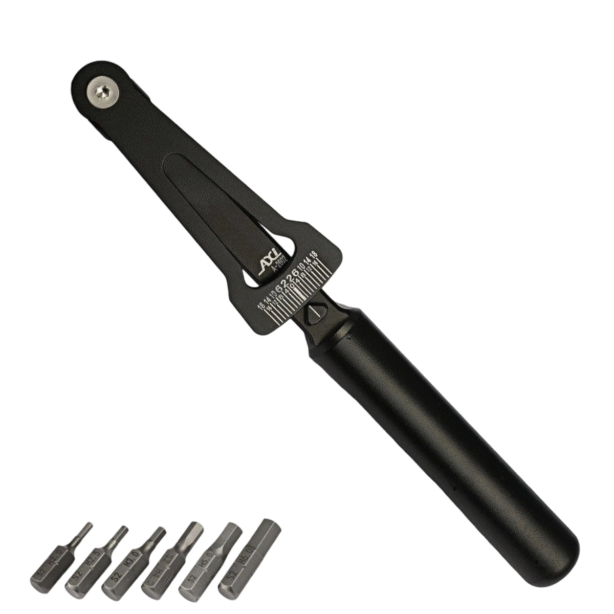Precision Cycle Tension Wrench with Hex Bits Long-Lasting Pre-Adjusted Tension Wrench Portable Compact for Cyclists, Mechanics, Workshop
