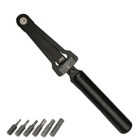 Precision Cycle Tension Wrench with Hex Bits Long-Lasting Pre-Adjusted Tension Wrench Portable Compact for Cyclists, Mechanics, Workshop