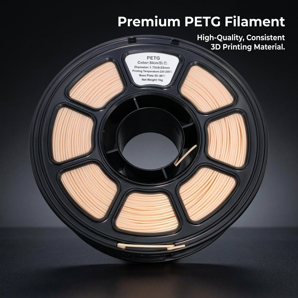 PETG Printer Filament 1.75mm 1KG Spool, High Toughness for Desktop Prototyping, Dimensional Accuracy for Hobbyists