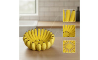 Banana-Shaped Bowl Three-dimensionalPrinted Banana Basket Playful Candy Bowl for Kitchen