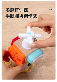 儿童益智早教忙碌板宝宝启蒙认知蒙氏教具婴幼儿形状配对训练玩具