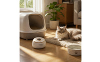 Portable Pet Odor Neutralizer Digital Timer Vented Round Appliance Compact