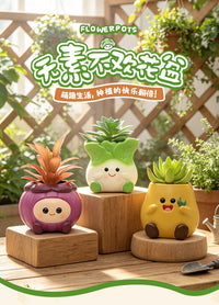 Creative Vegetable Cartoon Flower Pot Resin Succulent Planter for Office Desk