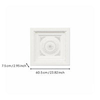 Square Ceiling Medallion Faux Plaster Home Improvement Material for Bedroom