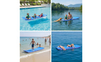 Buoyant Foam Water Floating Mat Layered Floating Mat with XPE Foam Thick Water Recreation Pad Rectangular for Families, Lakes, Pools, Beaches