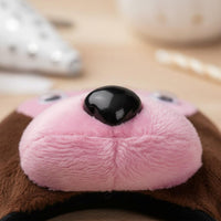 Monkey Costume Accessory Set Brown and Rose Creature Dress-up Kit Soft Material