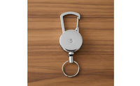 Sturdy Carabiner Reel Key Holder Heavy Duty Retractable Keychain