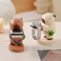 Capybara Watch Stand Resin Charging Holder for Smartwatches