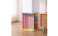 L Shaped Couch Feline Corner Scratching Pillar Vertical Couch Feline Corner Scratcher Space-Saving for Cats, Kittens, Living Room, Apartment