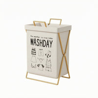 Foldable Laundry Basket Lightweight Collapsible Clothes Hamper Compact