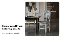 Upholstered spinerest Stool Cream aesthetic Dining Chair Fully Assembled Easy to Assemble for Homeowners, Restaurant Owners