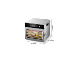 Built-in Light Stainless Steel Food Dehydrator Mesh Trays Countertop Food Dehydrator
